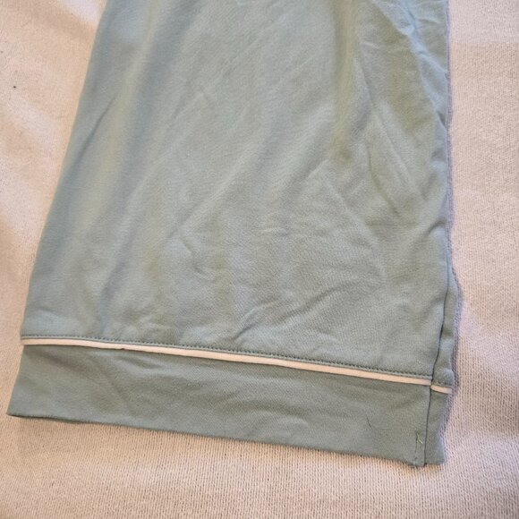 Born M Medium Lounge PJ Pants Sage Green Loungewear Pajama Drawstring GUC SOFT C - Picture 9 of 12